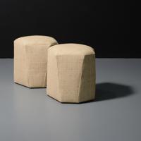 Pair of Tristan Auer VRILLE Ottomans , Stools - Sold for $1,664 on 11-16-2025 (Lot 590).jpg